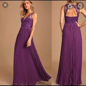 Purple Evening gown
